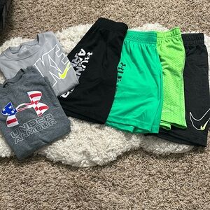 Size 7 Nike and under armor bundle